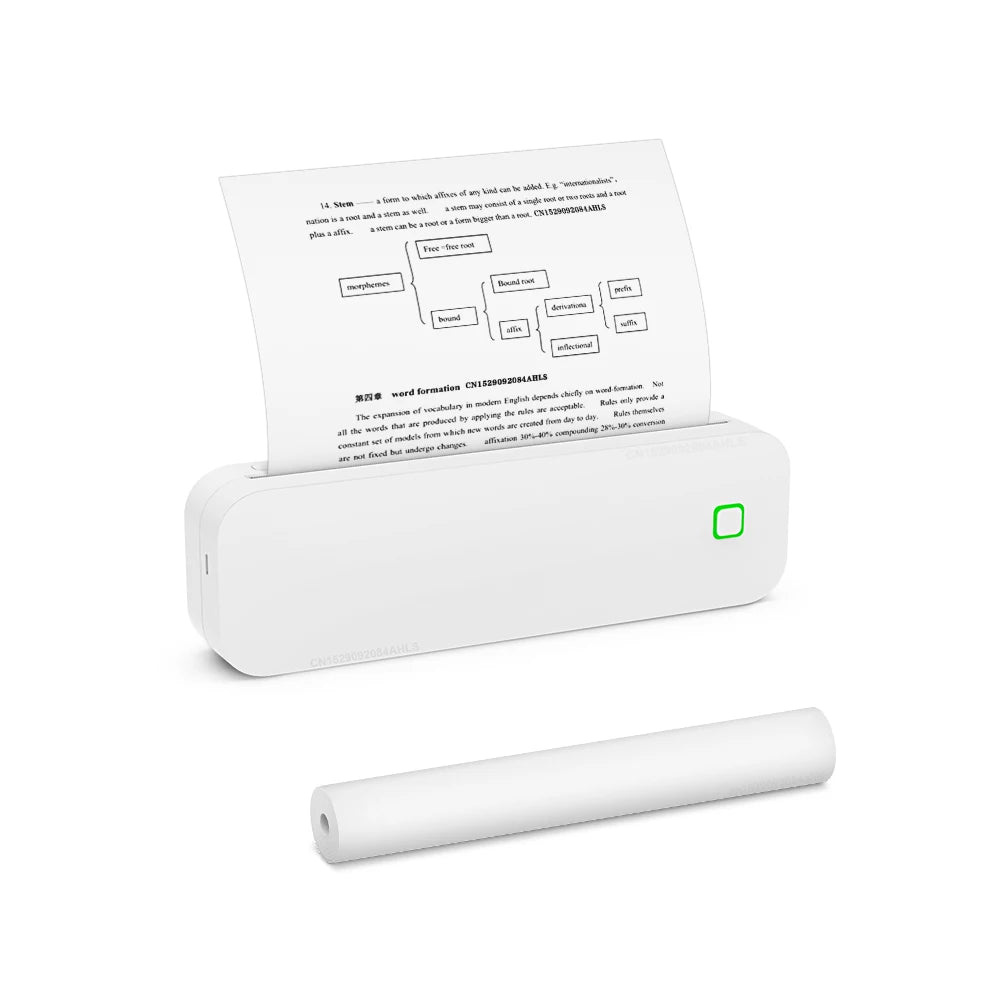 Portable Mini A4 Thermal Printer for Phone & PC