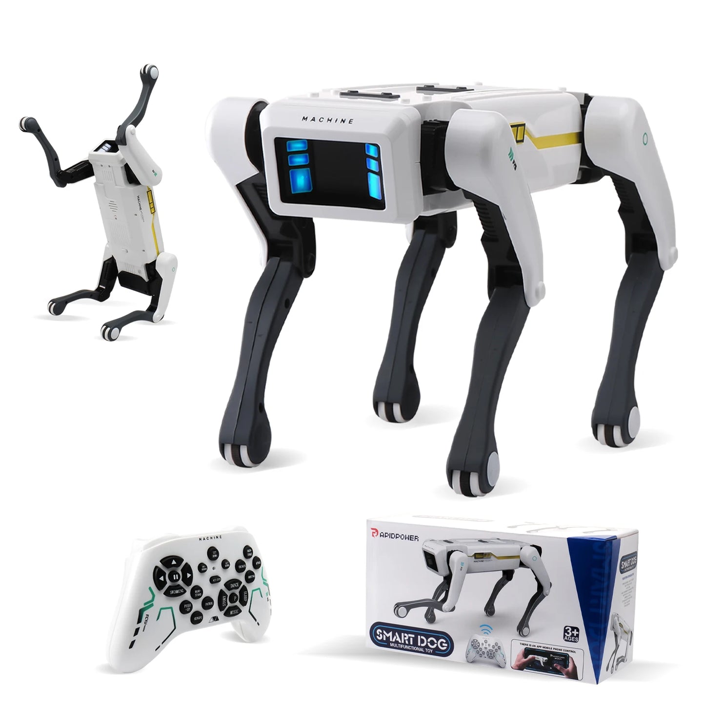 Smart Interactive Robot Dog Toy with Remote and App Control