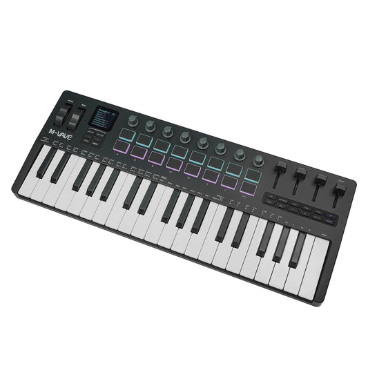 Professional 37 Key MIDI Keyboard with RGB Pads