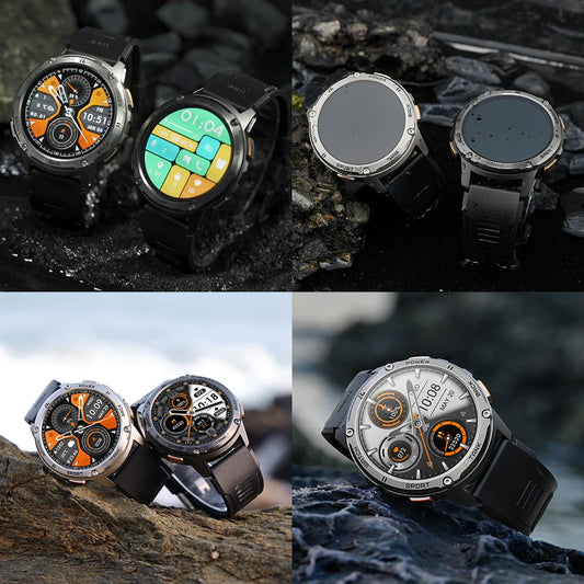 Tank T3 Smart Watch for Men Women Rugged Silver