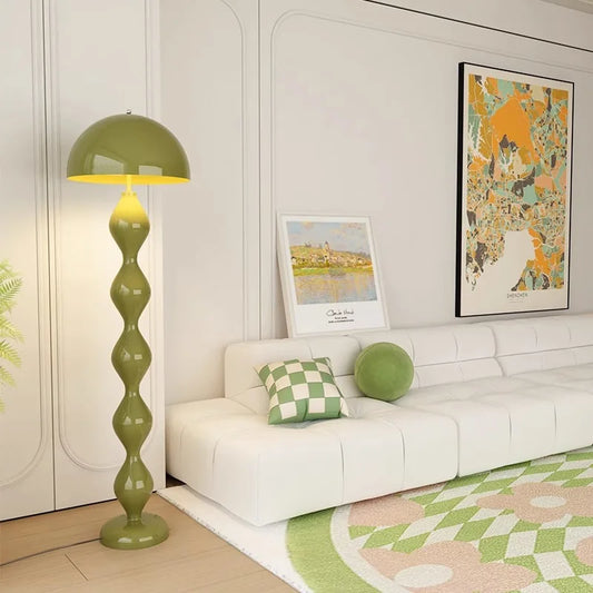 Tricolor LED Mushroom Floor Lamp for Bedroom