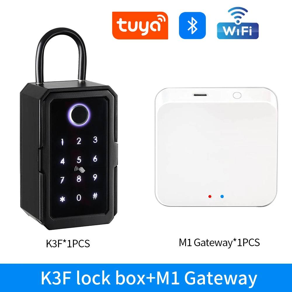 Waterproof Bluetooth Key Safe with Fingerprint Access