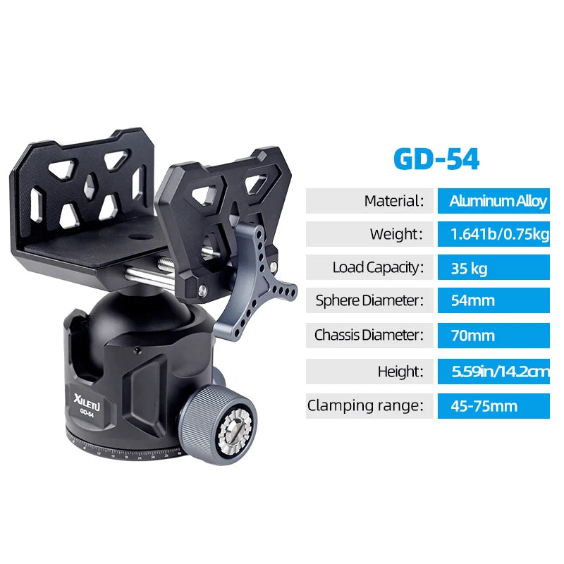Aluminium Shooting Saddle with Ball Head for Tripods and Hunting
