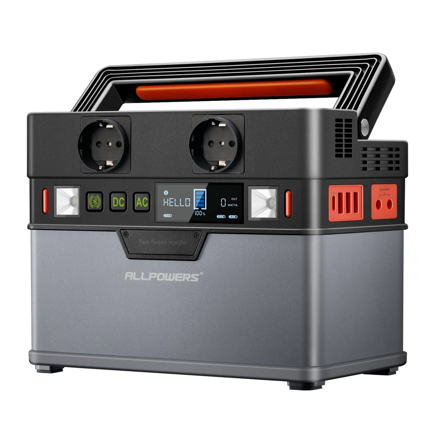 300W Portable Power Station with AC and USB Outputs
