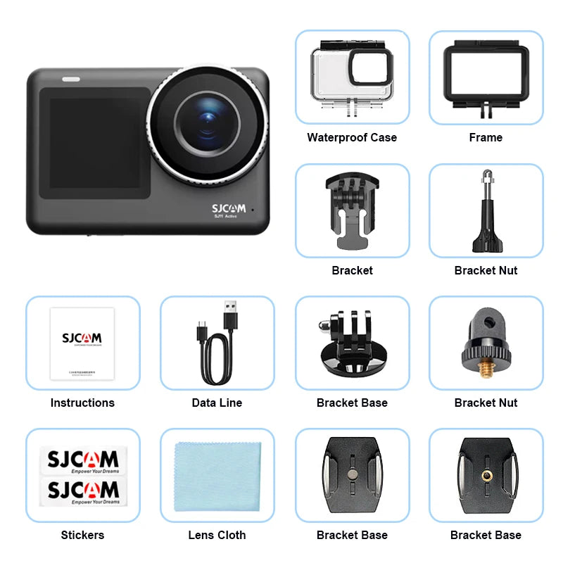 SJ11 Kit A 4K Action Camera with Accessories