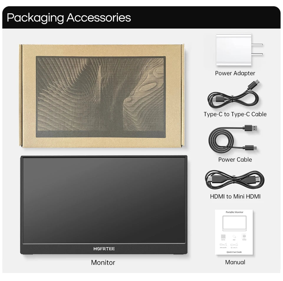18.5" Portable Monitor with 100Hz HDR IPS Display