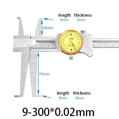Electronic 0-300mm Internal Groove Caliper Heavy Duty