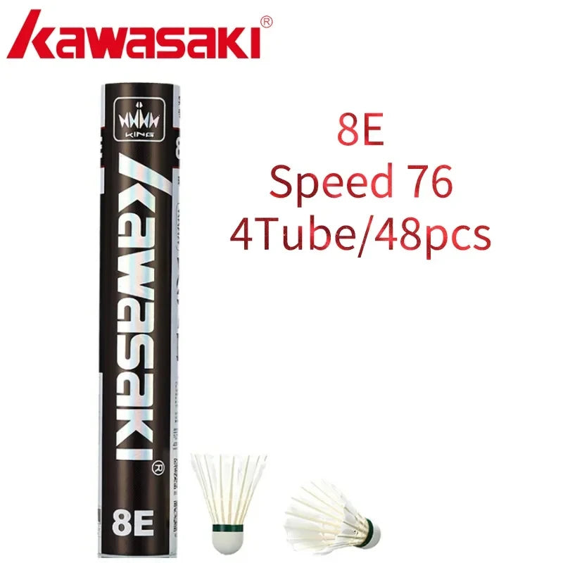 8E Speed 76 Badminton Shuttlecock 4 Tube Durable Set