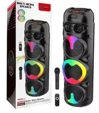 Wireless RGB 40W Party Speaker for DJ & Karaoke