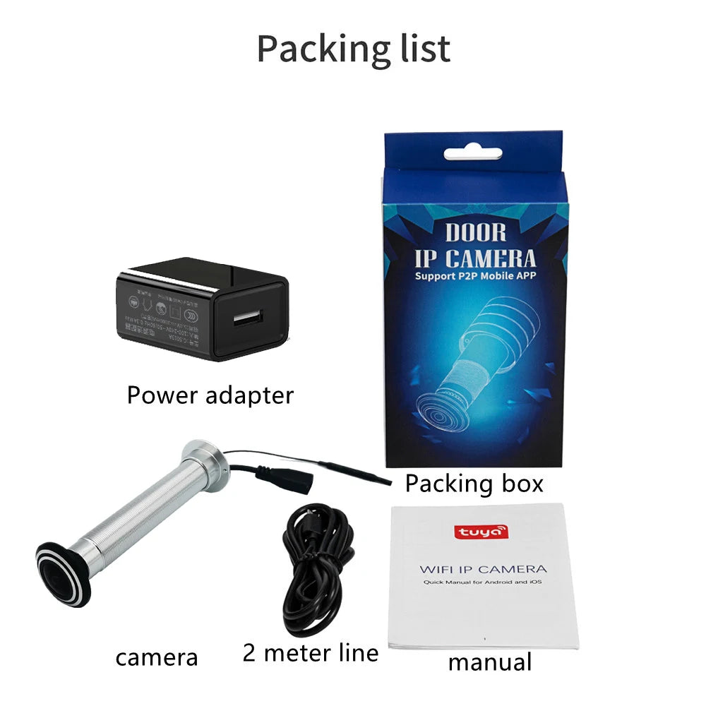 Wireless Door Viewer Camera 5G 2.4G Smart Security