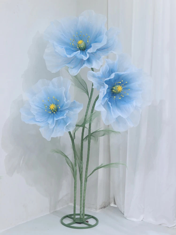 Artificial Poppy Flower Decoration Wedding Party Display