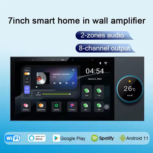 Wall-Mounted Smart Control Panel with Zigbee Hub & WiFi