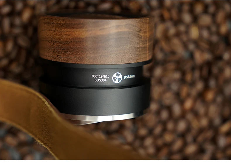 Magnetic Black 58.5mm Gravity Espresso Distributor
