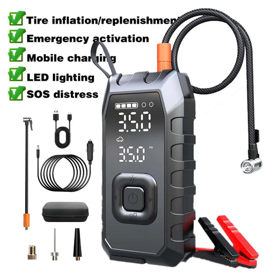5-in-1 Car Jump Starter Air Compressor 150PSI
