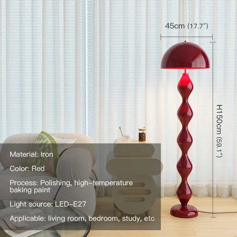 LED Mushroom Lamp with Soft Tricolor Lighting