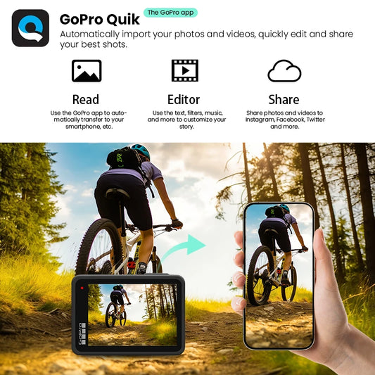 GoPro HERO 13 Black 5.3K Action Camera with HyperSmooth