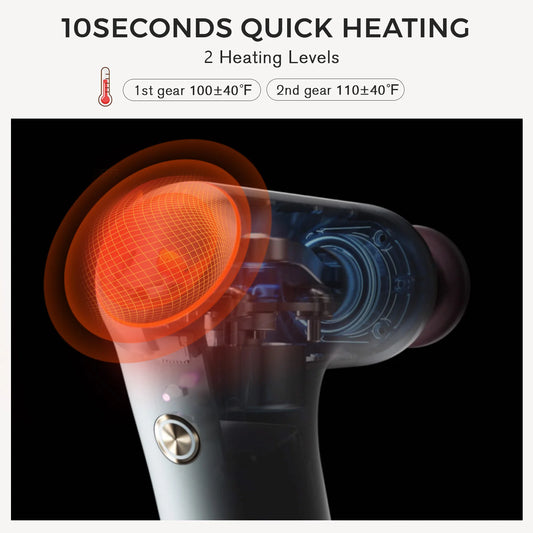 Rechargeable Deep Tissue Massage Gun with Heat Therapy