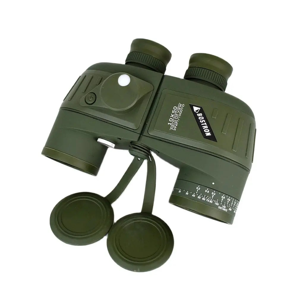 10x50 Waterproof Military Binoculars with Compass for Hunting