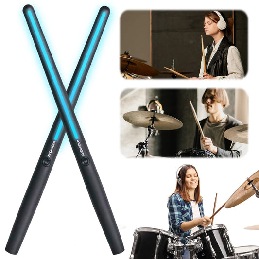 Wireless Air Drum Sticks with Bluetooth and Foot Pedal
