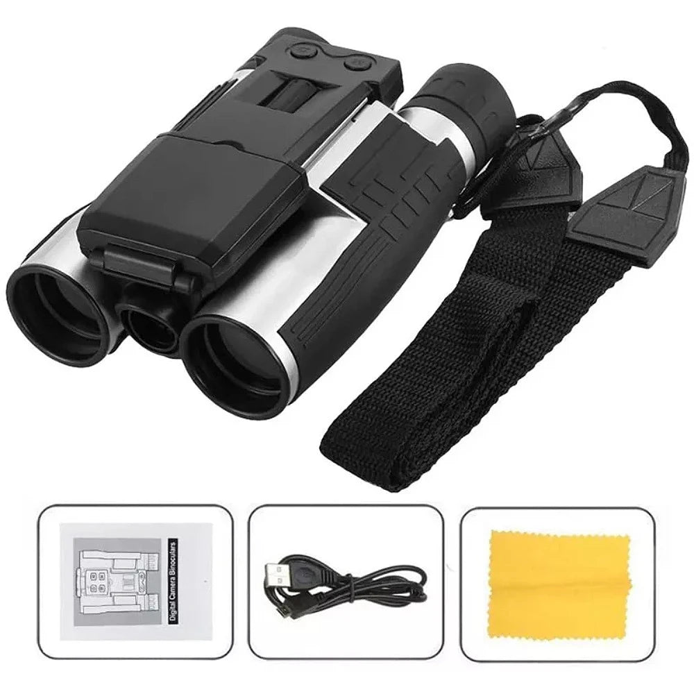 12X Optical Zoom Digital Binoculars Camera 48MP