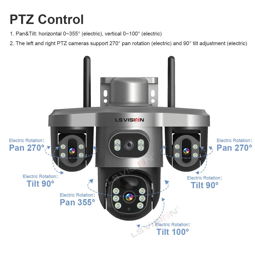Wireless Solar CCTV Camera 32GB with Motion Detection