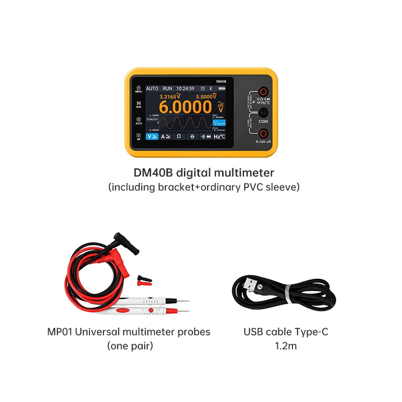 High-Precision Handheld Digital Multimeter DM40B