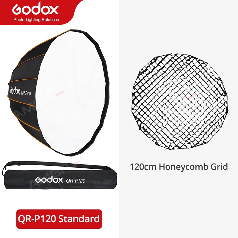 120cm Softbox with Honeycomb Grid Bowens Studio Flash