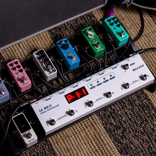 Programmable Guitar Pedal Controller with 6 Loops