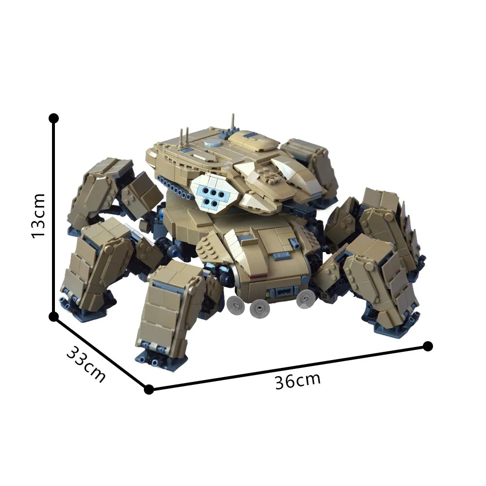 Heavy-Duty Cyberpunk Monster Building Blocks Toy 1947PCS