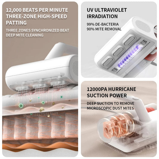 Xiaomi Mite Remover Vacuum Cleaner with UV Sterilisation and 12kPa Suction