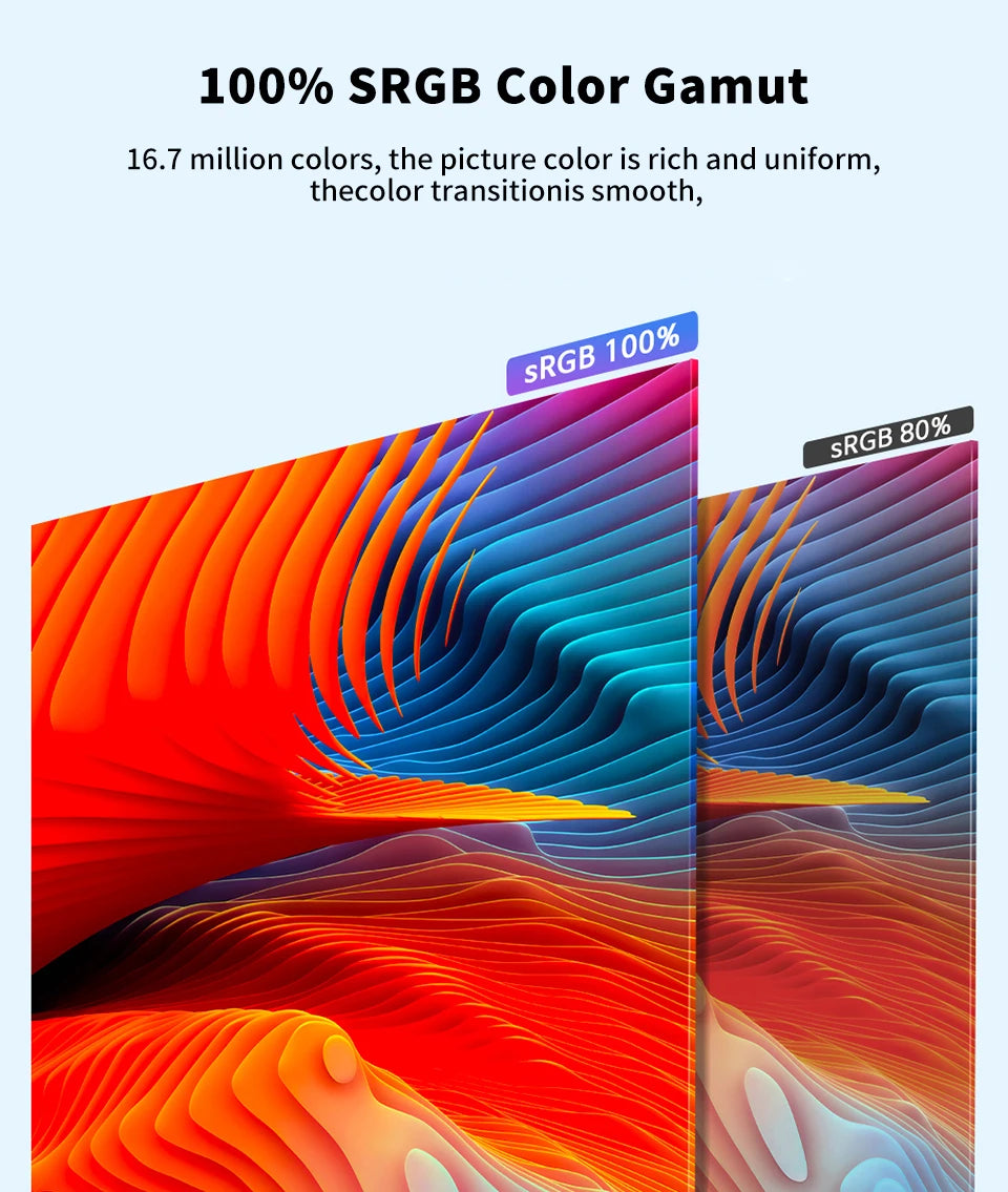 18.5" Portable Monitor with 100Hz HDR IPS Display