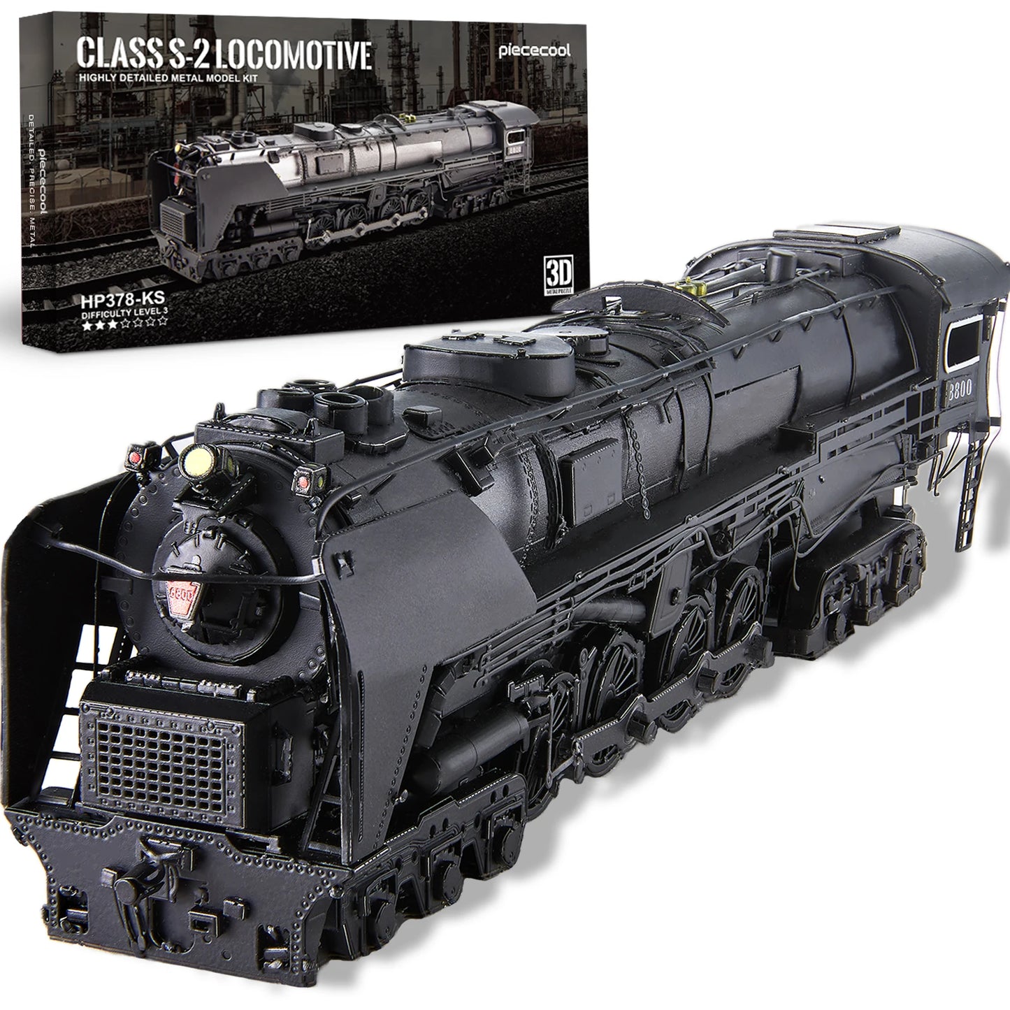 DIY 3D Metal Train Puzzle Model for Collectors