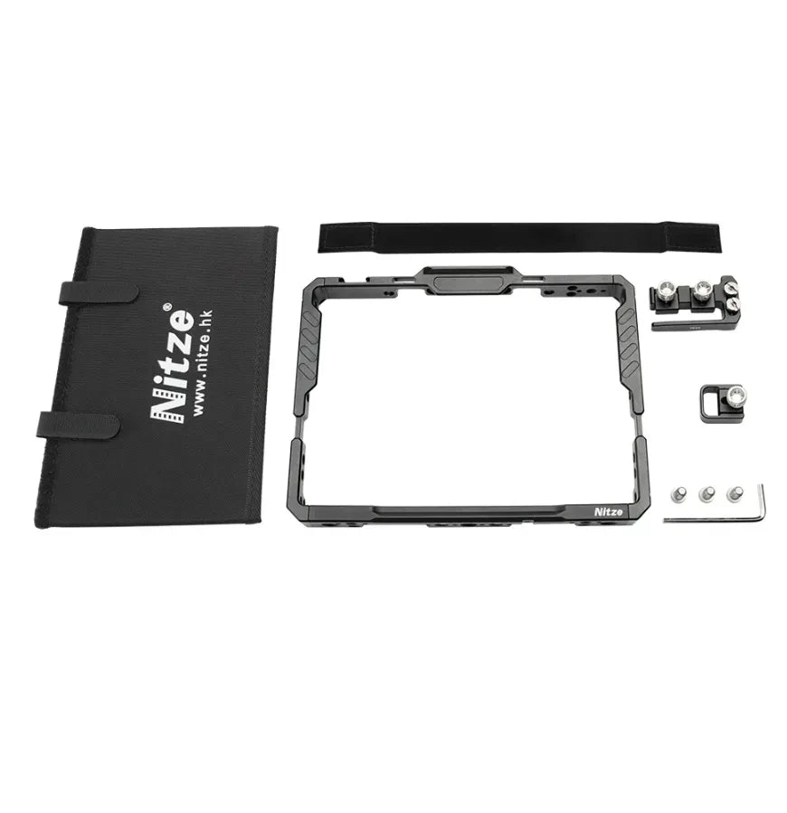 7 Inch Video Assist Monitor Cage with Sunhood Mount
