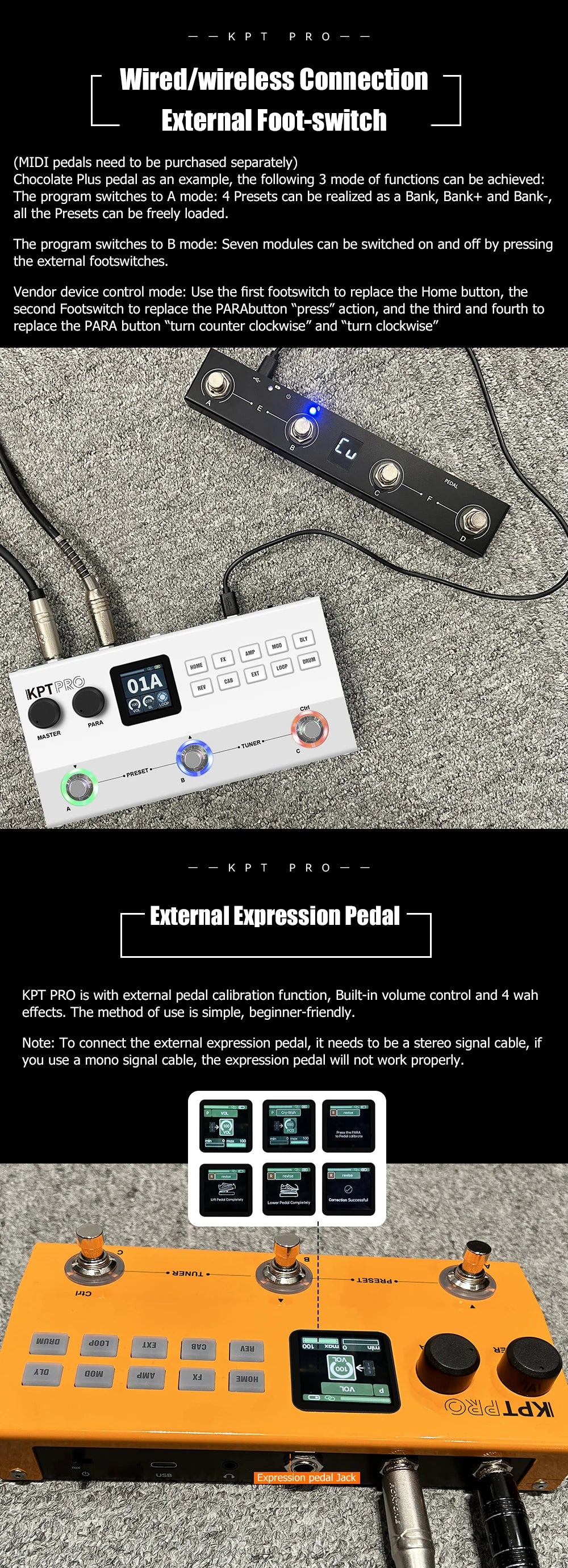 White Guitar Pedal with Compression EQ Delay and Reverb