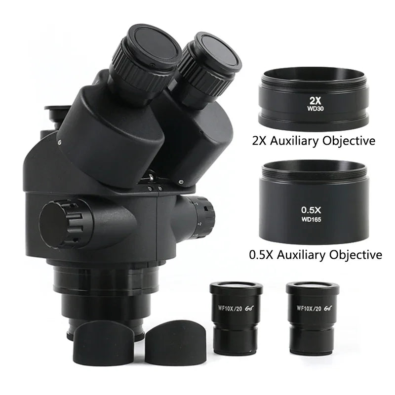 3.5X-90X Trinocular Stereo Microscope with Barlow Lens