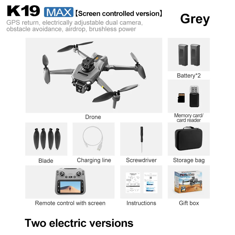 8K GPS Drone 2-Battery 5G Dual Camera