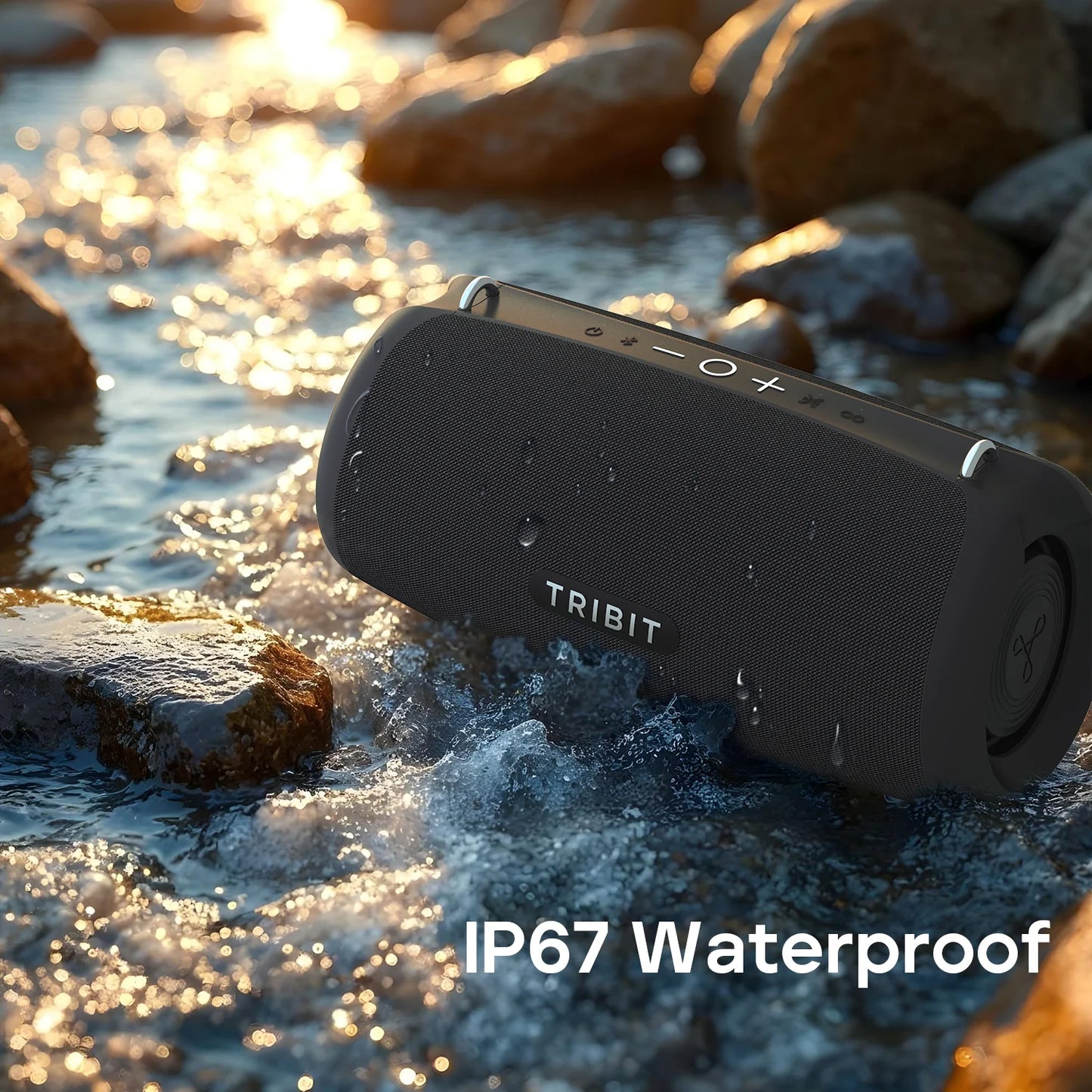 Waterproof 80W Outdoor Bluetooth Speaker with Built-in Powerbank