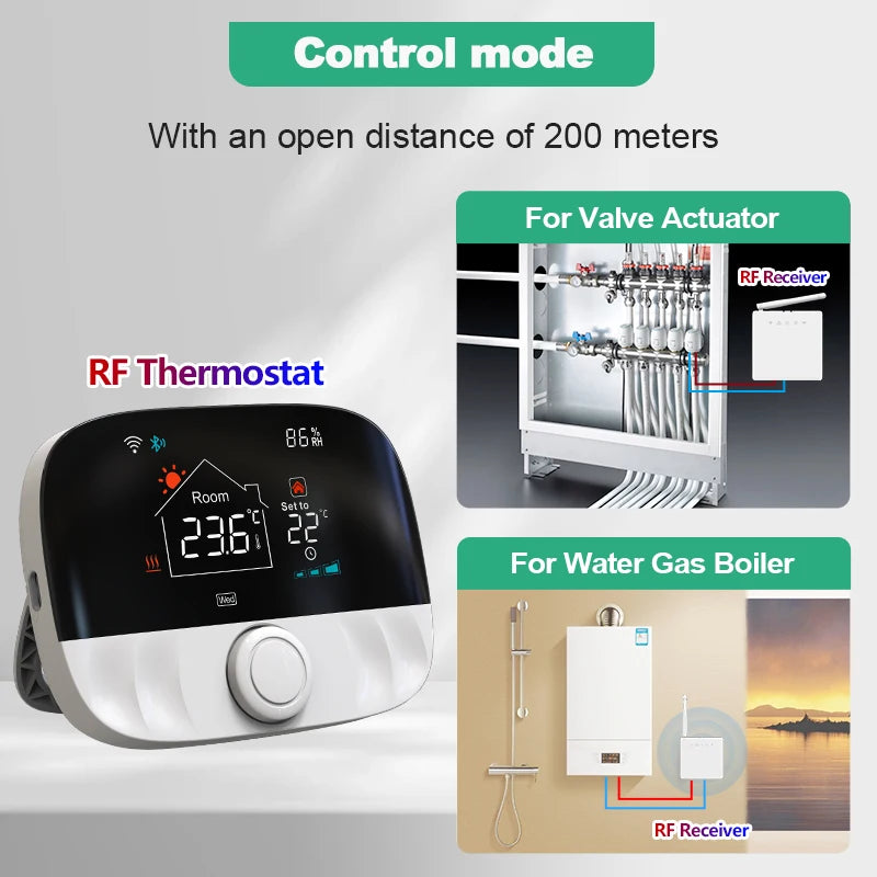 Wireless Heating Controller with Alexa & Google Integration