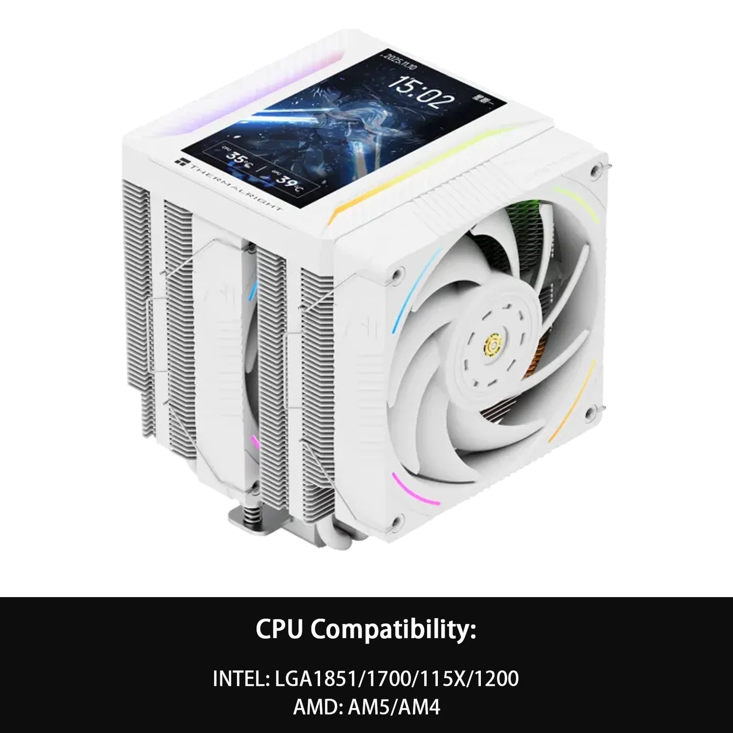 Thermalright PA120 MAX White CPU Cooler ARGB Fan High Performance