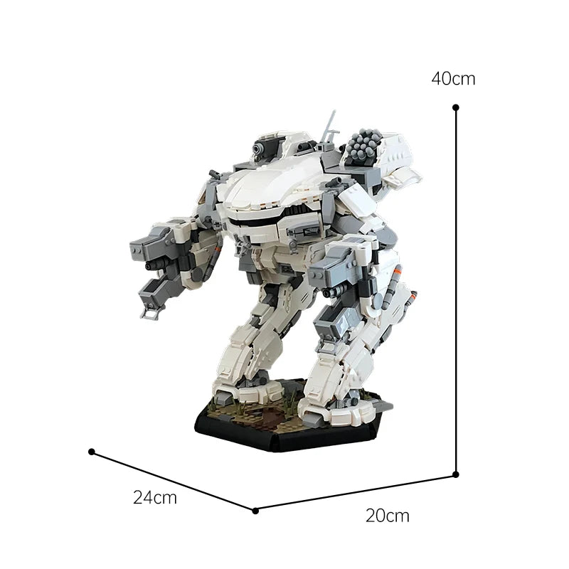 3559PCS Battle Mech Construction Toy Collectible Display