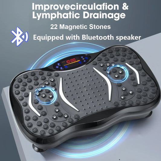 Whole Body Red Vibration Platform with Bluetooth and Remote