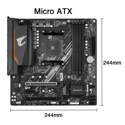 GIGABYTE B550M AM4 Micro ATX Motherboard for Ryzen 3000–5000 CPUs