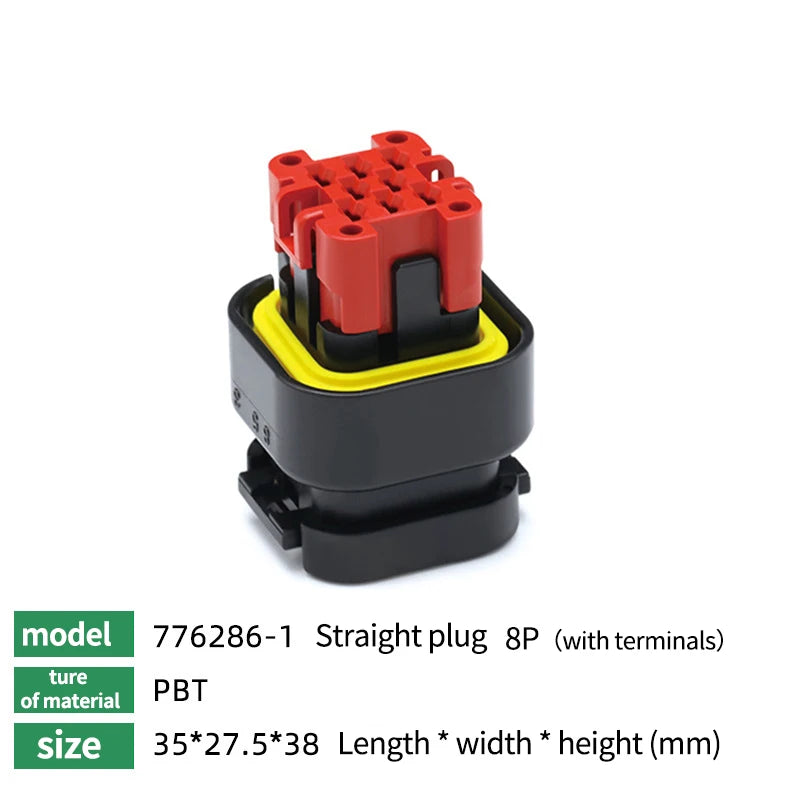 8 Pin ECU PCB Mount Plug 20 Pack