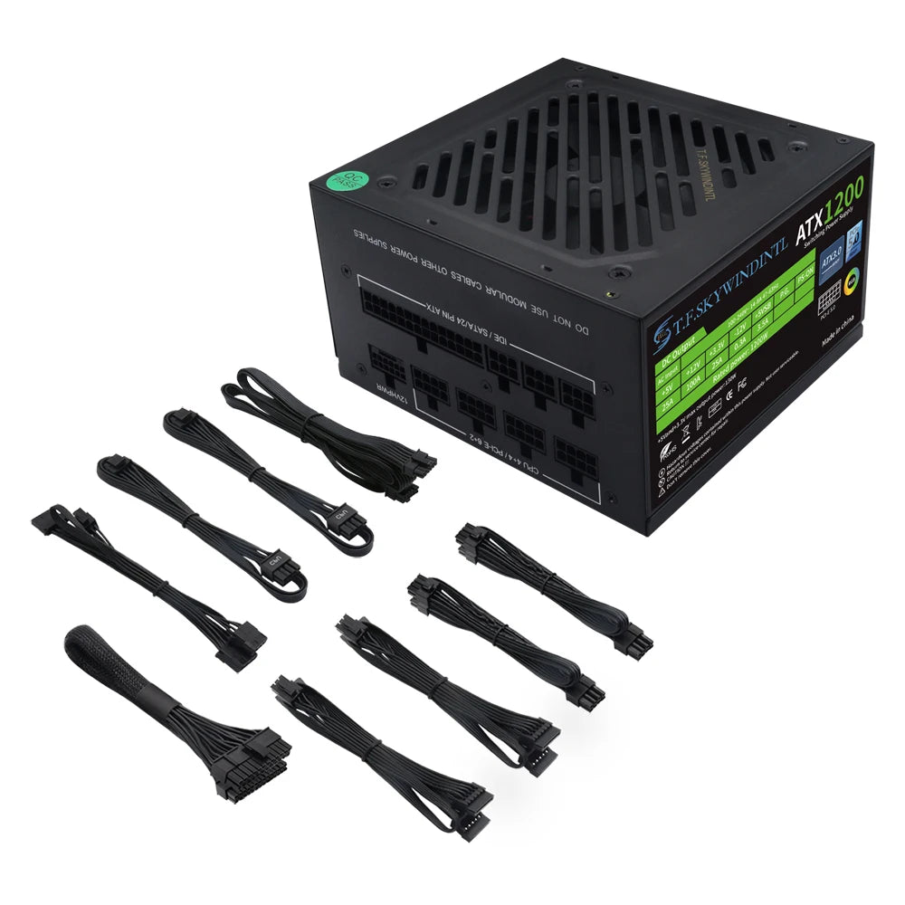 1200W PCIe 5.0 Full Modular ATX Power Supply for Gaming PCs
