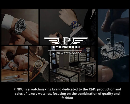 Men’s Top-Quality Quartz Watch with Stainless Steel Strap