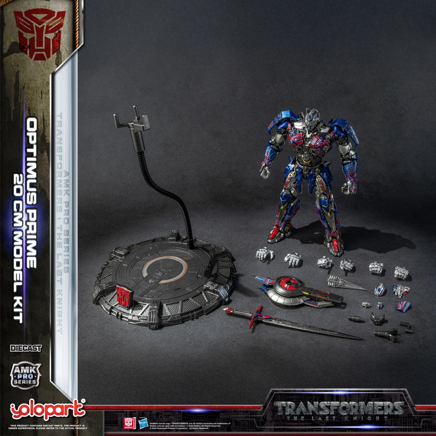 Transformers Last Knight Optimus Prime Collectible Figure 20cm