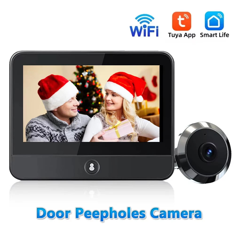 2MP WiFi Smart Video Doorbell with PIR Motion Detection