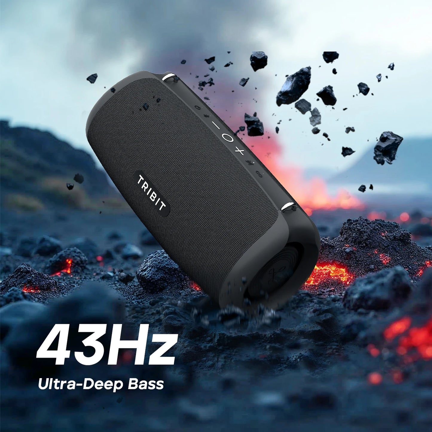 Waterproof 80W Outdoor Bluetooth Speaker with Built-in Powerbank