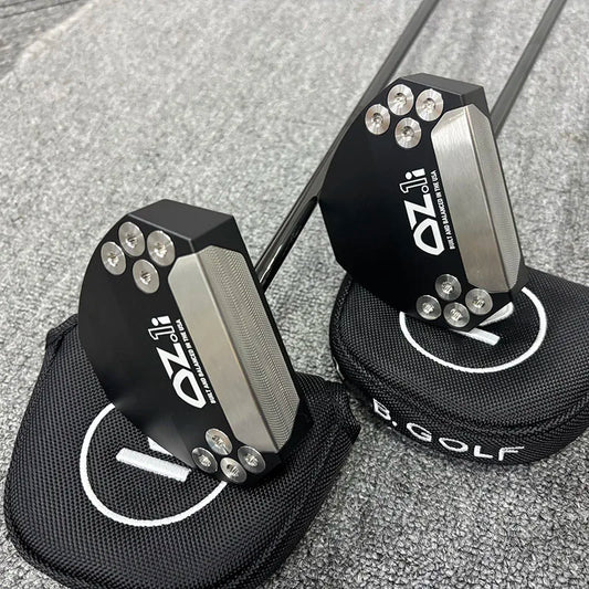 Left-Handed Golf Putter Head Black Zero Torque