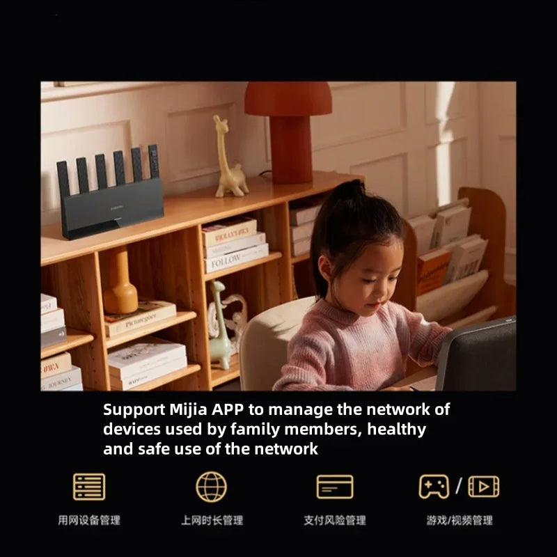 Xiaomi BE6500 WiFi 7 Router with 2.5G Port and Smart Security